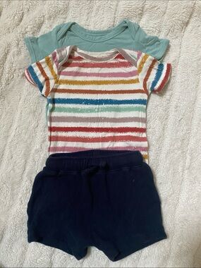 Bodysuit and Shorts Set for Baby